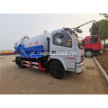 Caminhão de esgoto de limpeza de esgoto de sucção de Dongfeng
